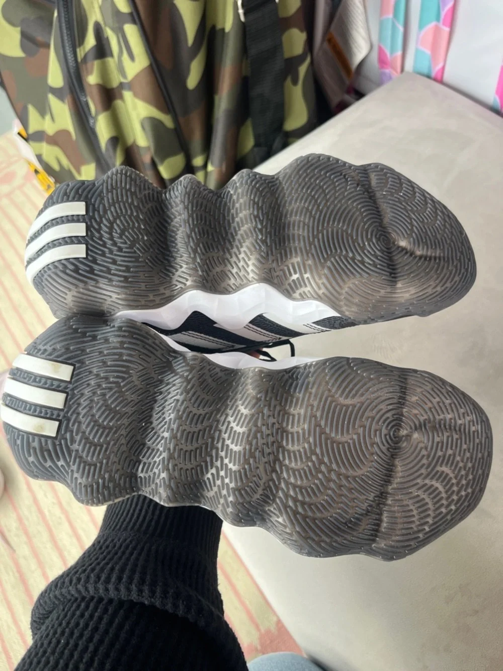 adidas Kids exhibit B Candace Parker basketball sneakers - Picture 5 of 5